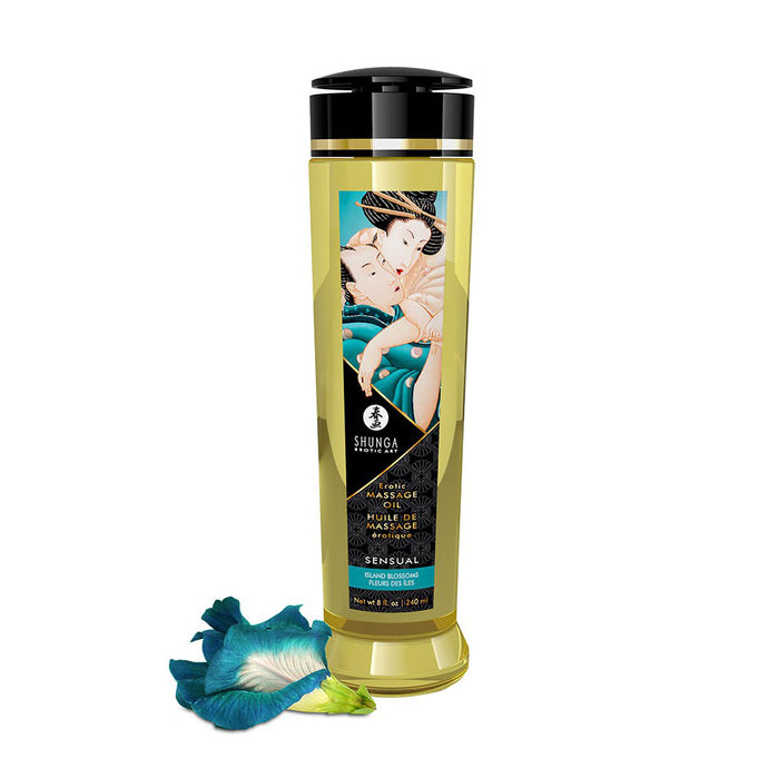 adult sex toy Shunga Massage Oil Sensual Island Blossoms 240ml> Relaxation Zone > Bath and MassageRaspberry Rebel