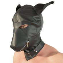 Load image into Gallery viewer, adult sex toy Imitation Leather Dog Mask&gt; Clothes &gt; LeatherRaspberry Rebel
