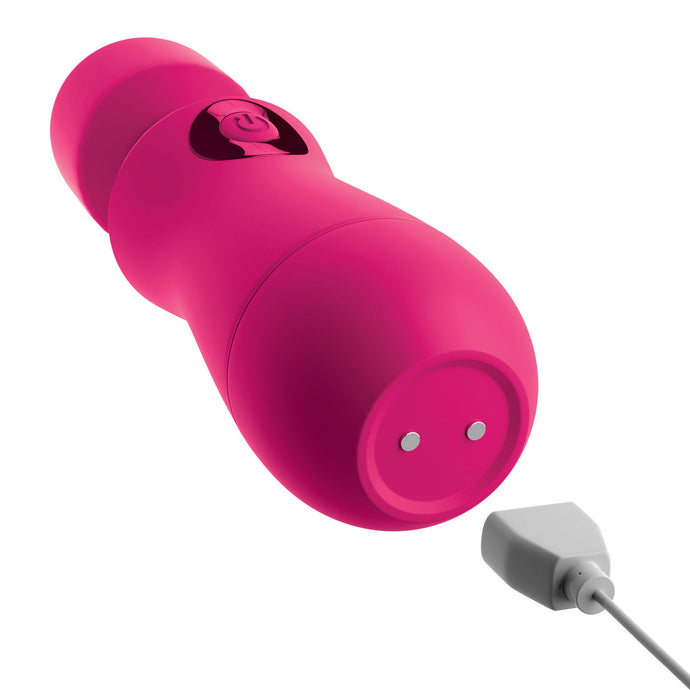 adult sex toy OMG Silicone Rechargeable Wand PinkSex Toys > Sex Toys For Ladies > Wand Massagers and AttachmentsRaspberry Rebel