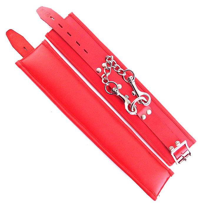 adult sex toy Rouge Garments Wrist Cuffs Padded RedBondage Gear > RestraintsRaspberry Rebel