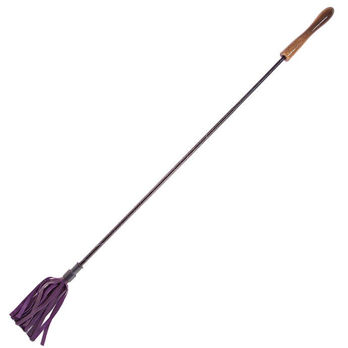 adult sex toy Rouge Garments Riding Crop With Wooden Handle PurpleBondage Gear > WhipsRaspberry Rebel