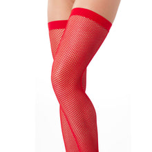 Load image into Gallery viewer, adult sex toy Sexy Red Fishnet StockingsClothes &gt; StockingsRaspberry Rebel

