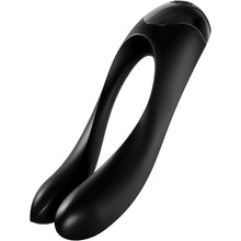 Load image into Gallery viewer, Satisfyer Candy Cane Finger Vibrator Black
