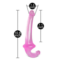 Load image into Gallery viewer, Double Fun Pink Strapless Strap On Dildo
