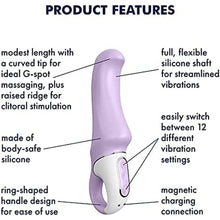 Load image into Gallery viewer, Satisfyer Vibes Charming Smile Rechargeable GSpot Vibrator
