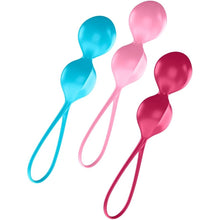 Load image into Gallery viewer, Satisfyer Set Of 3 Weighted Double Training Orgasm Balls
