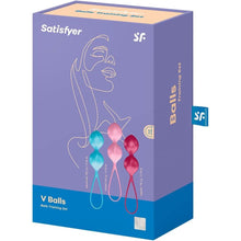 Load image into Gallery viewer, Satisfyer Set Of 3 Weighted Double Training Orgasm Balls

