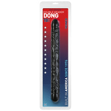 Load image into Gallery viewer, Double Header 18 Inch Veined Dong Black
