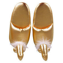Load image into Gallery viewer, Golden Penis Slippers
