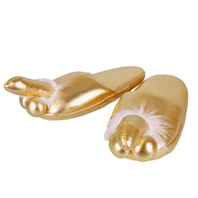 Load image into Gallery viewer, Golden Penis Slippers
