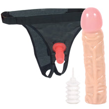 Load image into Gallery viewer, VacULock 8 Inch Classic Dong With Ultra Harness
