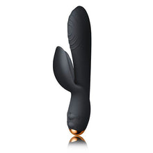 Load image into Gallery viewer, Rocks Off Everygirl Black Rechargeable Rabbit Vibrator
