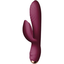 Load image into Gallery viewer, Rocks Off Everygirl Burgundy Rechargeable Rabbit Vibrator
