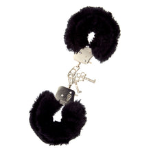 Load image into Gallery viewer, Furry Metal Handcuffs Black
