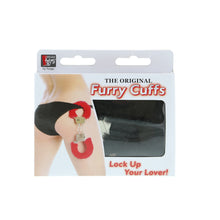Load image into Gallery viewer, Furry Metal Handcuffs Black
