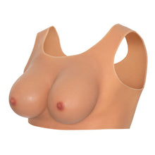Load image into Gallery viewer, Hidden Desire Alter Ego Crop Top With DCup Breasts
