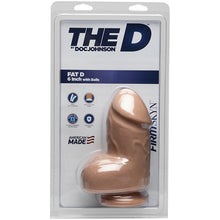 Load image into Gallery viewer, The D  Fat D 6 Inch Vanilla Dildo With Balls
