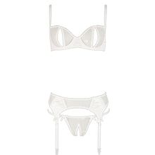 Load image into Gallery viewer, Cottelli Delicate Bra Set White
