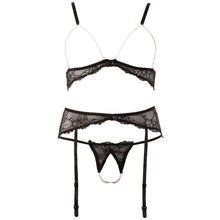 Load image into Gallery viewer, Abierta Fina Pearl Bra Suspender And String
