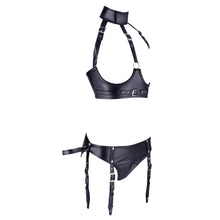 Load image into Gallery viewer, Cottelli Bondage Open Bra And Briefs
