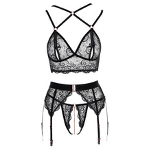 Load image into Gallery viewer, Abierta Fina Lacey Open Suspender Set
