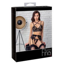 Load image into Gallery viewer, Abierta Fina Lacey Open Suspender Set
