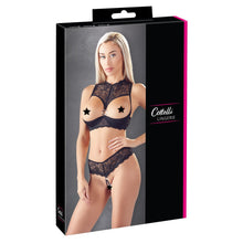 Load image into Gallery viewer, Cottelli Shelf Bra and String
