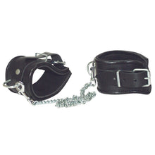 Load image into Gallery viewer, Zado Leather And Chain Ankle Leg Restraint
