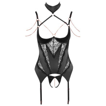 Load image into Gallery viewer, Abierta Fina Open Basque Set With Chains

