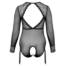 Load image into Gallery viewer, Cottelli Curves Long Sleeved Crotchless Body
