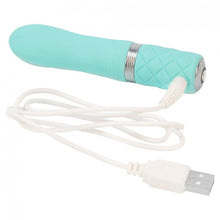 Load image into Gallery viewer, Pillow Talk Flirty Rechargeable Bullet Teal
