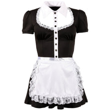 Load image into Gallery viewer, Cottelli Collection Costumes Black Maids Dress
