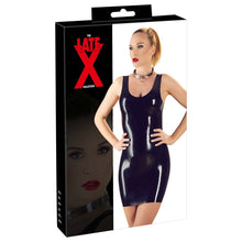 Load image into Gallery viewer, LateX Mini Dress Black
