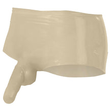 Load image into Gallery viewer, LateX Boxers With Penis Sleeve Clear
