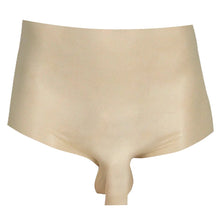 Load image into Gallery viewer, LateX Boxers With Penis Sleeve Clear
