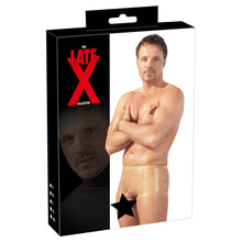 Load image into Gallery viewer, LateX Boxers With Penis Sleeve Clear
