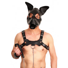 Load image into Gallery viewer, The Red Leather Puppy Dog Mask
