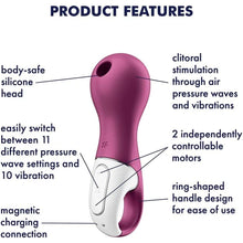 Load image into Gallery viewer, Satisfyer Lucky Libra Air Pulse Stim and Vibe
