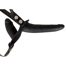 Load image into Gallery viewer, Black Double Dildo Strap On
