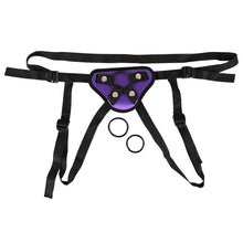 Load image into Gallery viewer, Purple And Black Universal Harness Strap On
