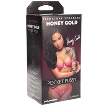 Load image into Gallery viewer, Signature Strokers Honey Gold Pocket Pussy
