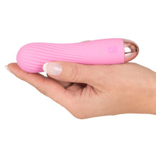 Load image into Gallery viewer, Cuties Silk Touch Rechargeable Mini Vibrator Pink
