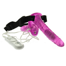 Load image into Gallery viewer, Duo Vibrating Strap On Vibrating Dongs
