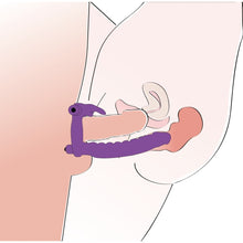 Load image into Gallery viewer, Los Analos Double Delight Vibrating Dildo And Cock Ring
