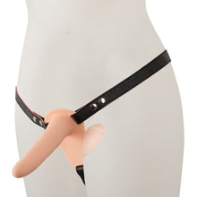 Load image into Gallery viewer, Soft Touch Silicone Rechargeable Vibrating Double Strap On
