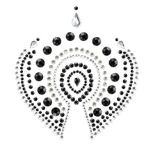 Load image into Gallery viewer, Bijoux Indiscrets Flamboyant Rhinestone Jewellery Black Silver
