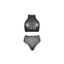Load image into Gallery viewer, Leg Avenue Lace Top And High Waist String
