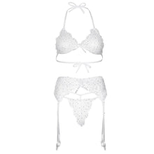 Load image into Gallery viewer, Leg Avenue Bra Top Garterbelt and GString
