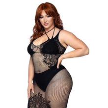 Load image into Gallery viewer, Leg Avenue Dual Strap Halter Dress Plus Size UK 14 to 18
