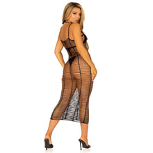 Load image into Gallery viewer, Leg Avenue Horizontal Net Maxi Dress UK 6 to 12
